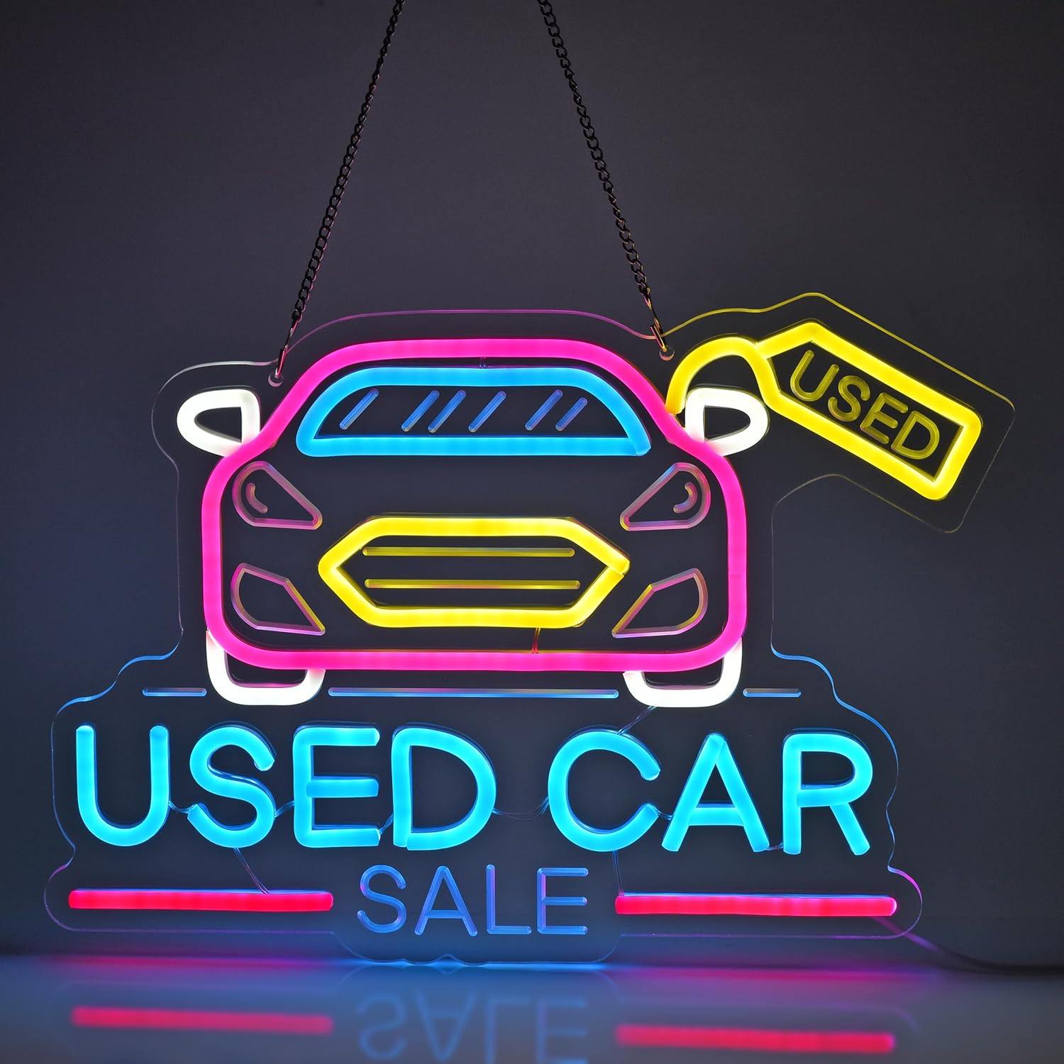 Auto Repair Shop For Sale - Enseigne néon LED alimentée par USB