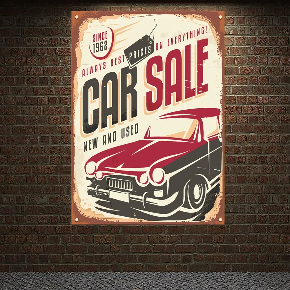 Auto Repair Shop For Sale - Affiche vintage de service de vétérinaire