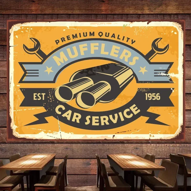Tapisserie Murale de Qualité S - Auto Repair Shop Banners avis et prix