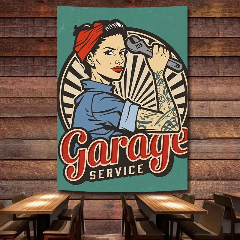 Affiche de réparation de voitu - Auto Repair Shop Banners avis et prix